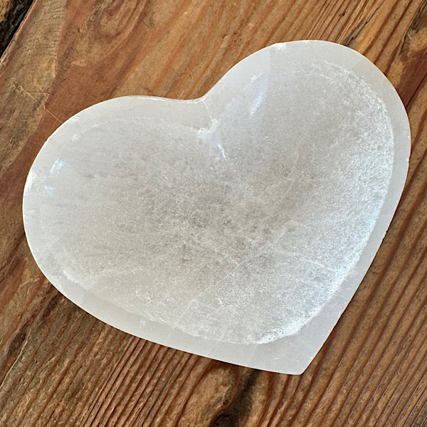 Hart Seleniet Schaaltje satijnspaat selene edelstenenmineralenwinkel.nl