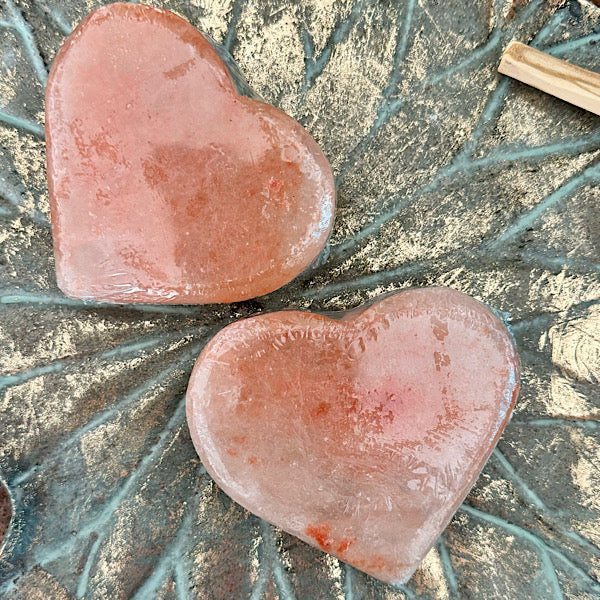 Hart Zoutsteen Scrub Oranje Himalaya zout edelstenenmineralenwinkel