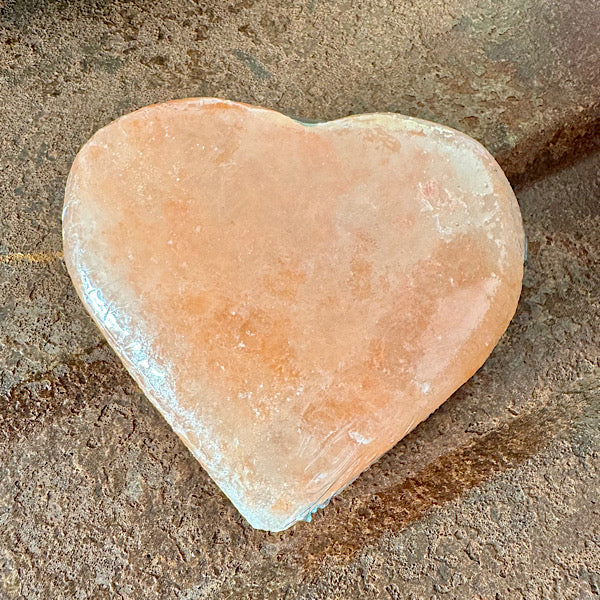 Hart Zoutsteen Scrub Oranje Himalaya zout