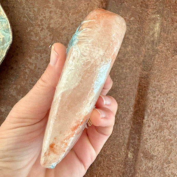 Hart Zoutsteen Scrub Oranje Himalaya zout