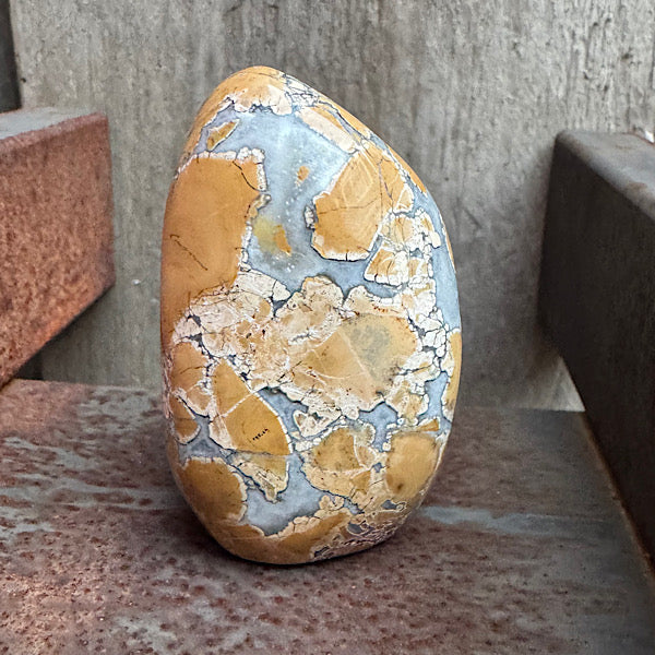 Jaspis Maligano gepolijst sculptuur vorm A