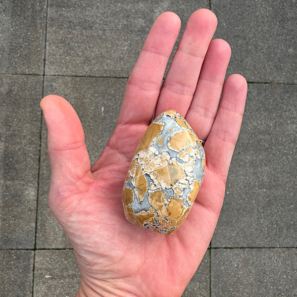 Jaspis Maligano gepolijst sculptuur vorm A