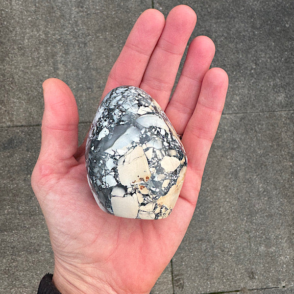 Jaspis Maligano gepolijst sculptuur vorm B