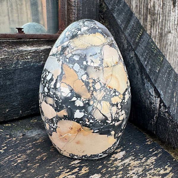 Jaspis Maligano gepolijst sculptuur vorm B