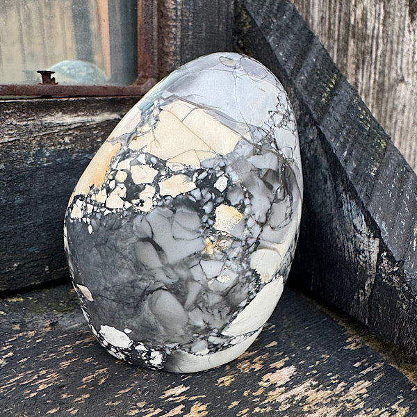 Jaspis Maligano gepolijst sculptuur vorm B