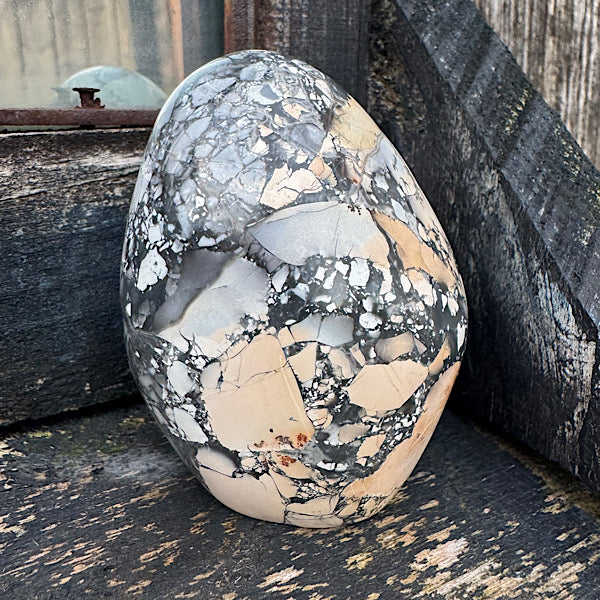 Jaspis Maligano gepolijst sculptuur vorm B