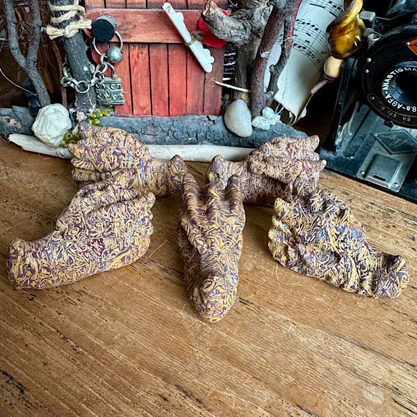 Jaspis Slangen draken schedel dragon skull Klein