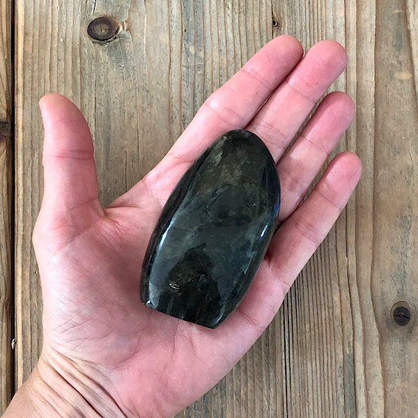 Labradoriet Mini Sculptuur Gepolijst nr1 mineralen kristallen bescherming