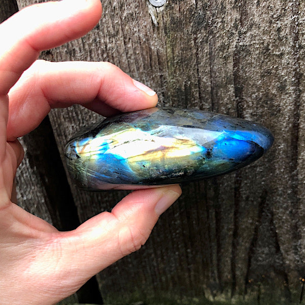 Labradoriet Mini Sculptuur Gepolijst nr1 mineralen kristallen bescherming