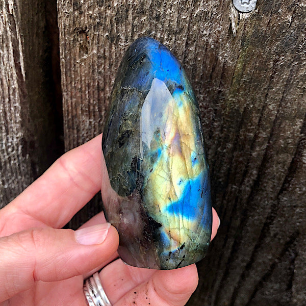 Labradoriet Mini Sculptuur Gepolijst nr1 mineralen kristallen bescherming