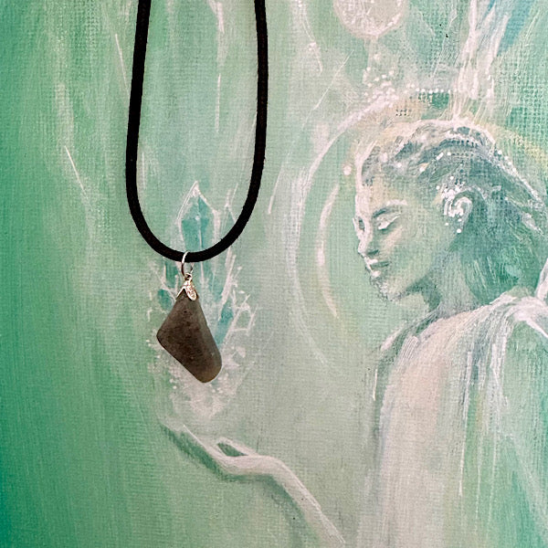 Labradoriet nr2 Hangertje sieraad hanger ketting