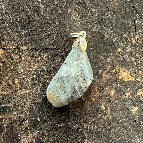 Labradoriet nr2 Hangertje sieraad hanger ketting