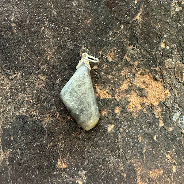 Labradoriet nr2 Hangertje sieraad hanger ketting