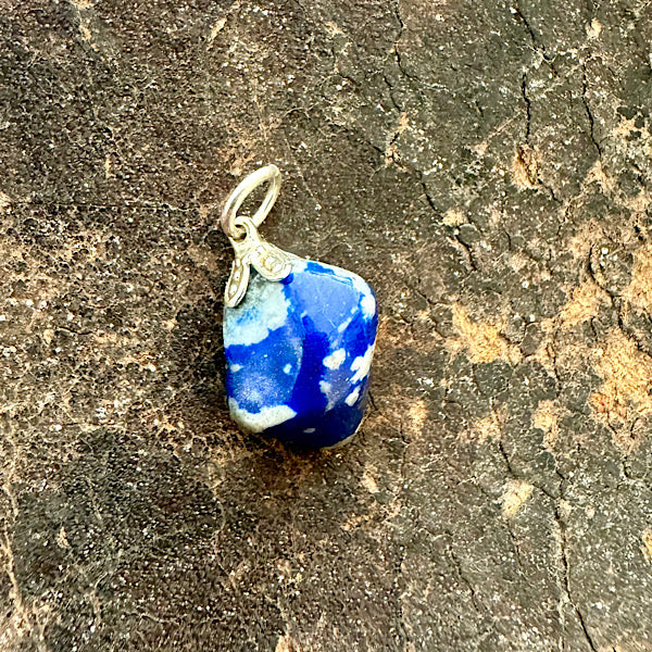 Lapis Lazuli Hangertje Edelsteen sieraad ketting hanger nr1
