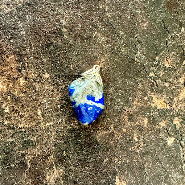 Lapis Lazuli Hangertje Edelsteen sieraad ketting hanger nr1