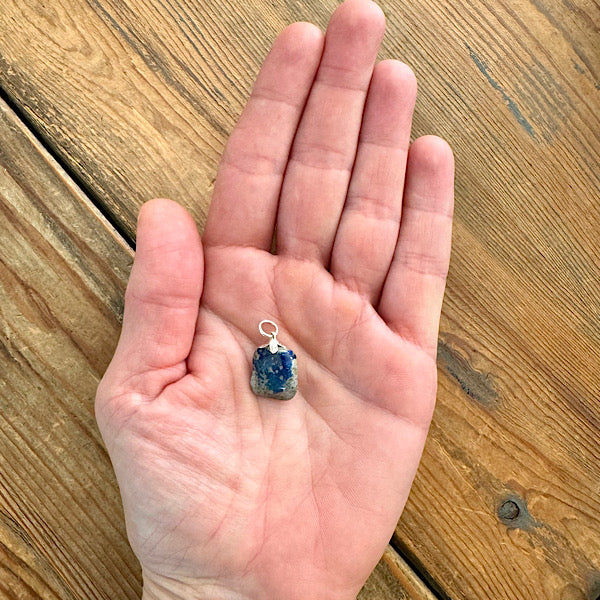 Lapis lazuli nr2 Hangertje sieraad hanger ketting