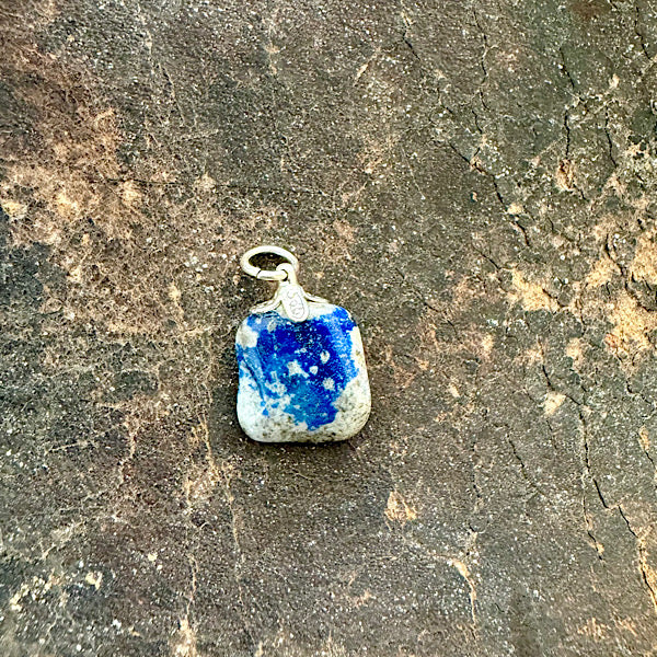 Lapis lazuli nr2 Hangertje sieraad hanger ketting