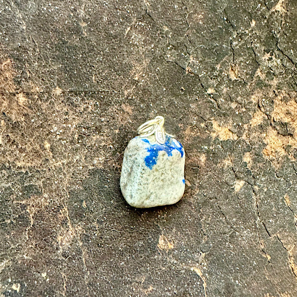 Lapis lazuli nr2 Hangertje sieraad hanger ketting