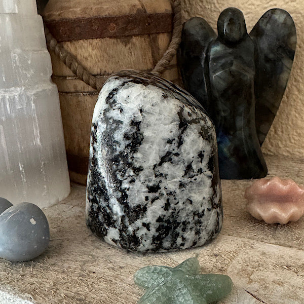 Maansteen RegenBoog Sculptuur gepolijst A