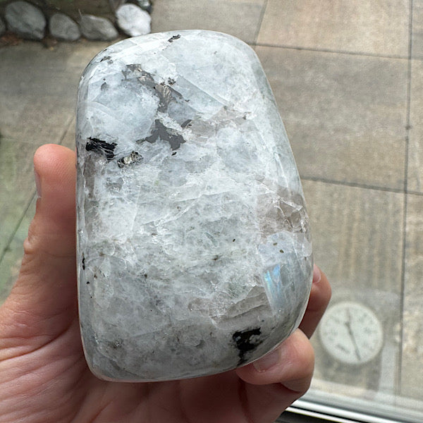 Maansteen RegenBoog Sculptuur gepolijst C