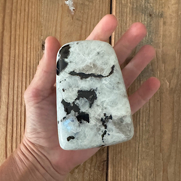 Maansteen RegenBoog Sculptuur gepolijst C