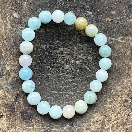 Morganiet armband Kralen sieraad edelstenenmineralenwinkel.nl