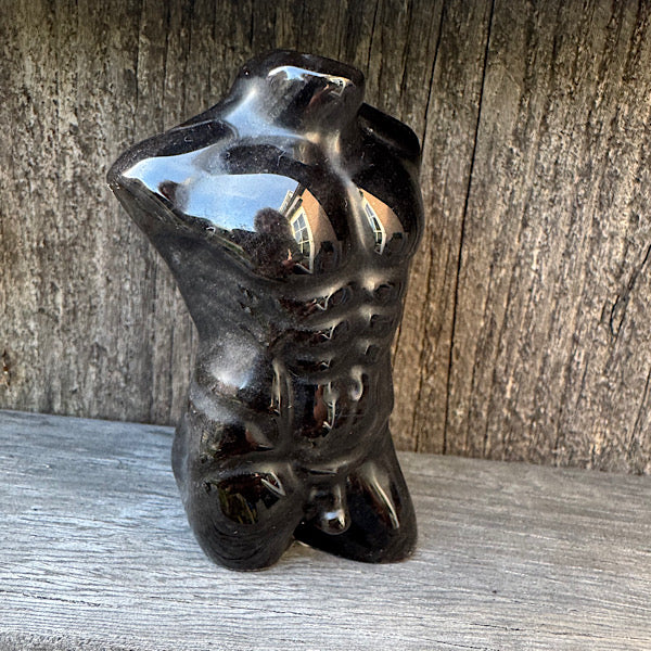 Obsidiaan Zilver Heren Torso