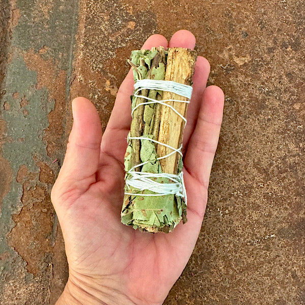 Palo Santo met Eucalyptus Smudge sage edelstenen mineralen win kel