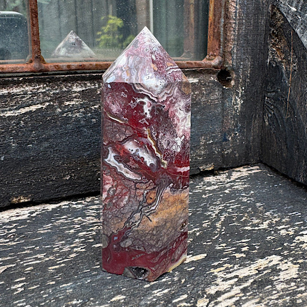 Agaat Crazy Lace punt toren