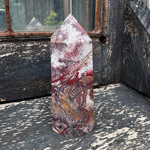 Agaat Crazy Lace punt toren