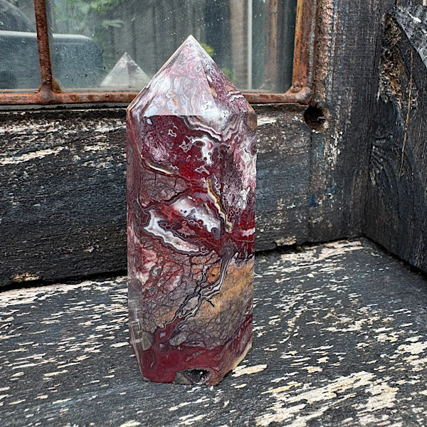 Agaat Crazy Lace punt toren