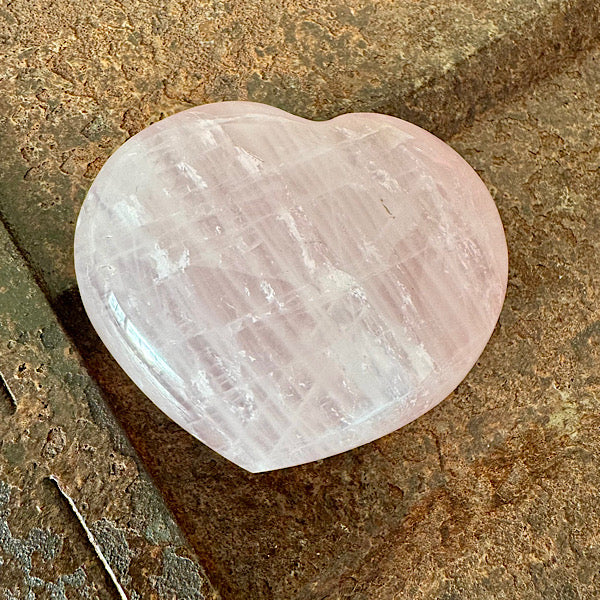 RozenKwarts of RozeKwarts Hart gebold Gepolijst edelstenen mineralen winkel