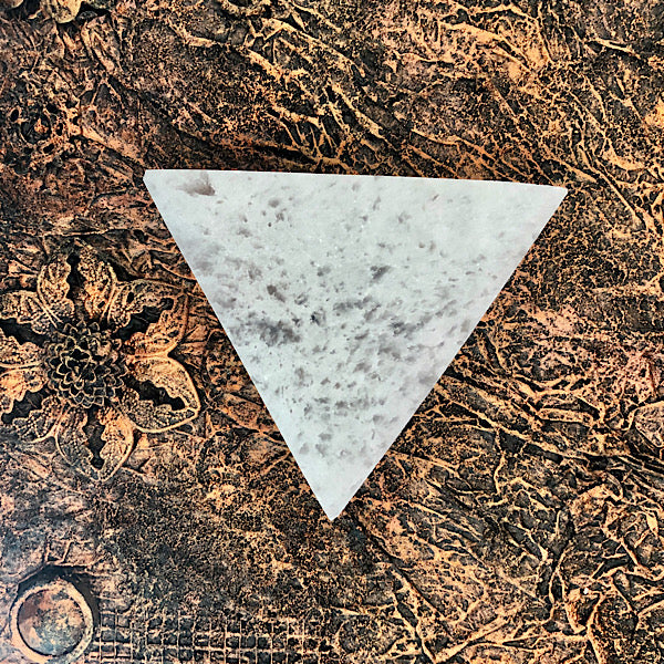 Schijf Seleniet Driehoekje Klein satijnspaat