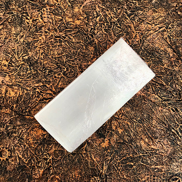 Seleniet Satijnspaat oplaad rechthoek engelen mineralen