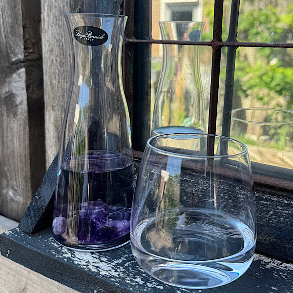 Setje EdelsteenWater Amethist Trommelstenen edelstenenmineralenwinkel.nl