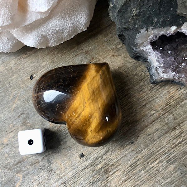 Tijgeroog Puffy Hart nr1 mineralen