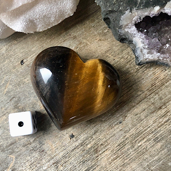 Tijgeroog Puffy Hart nr1 mineralen