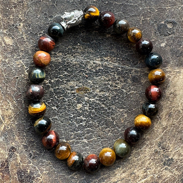 Tijgeroog Valkenoog Kattenoog Kralen armband mannen