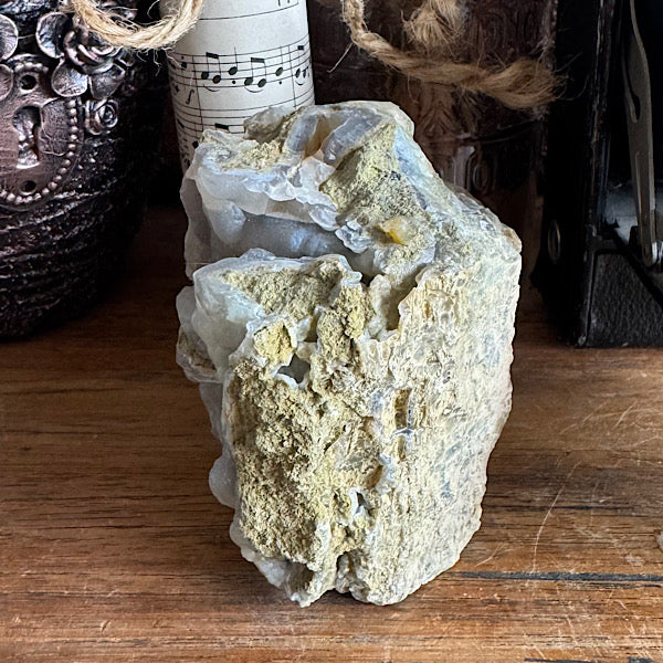 Versteend Hout Chalcedoon Indonesië Geagattiseerd Botryoidal agaat