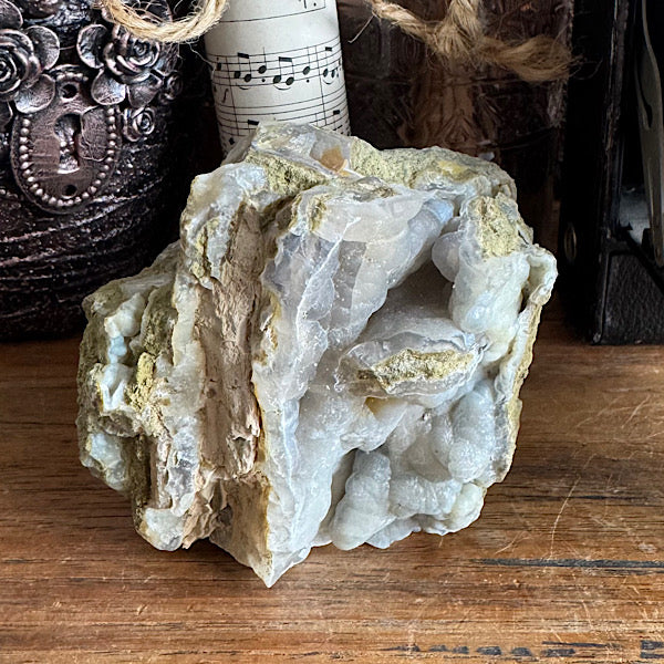 Versteend Hout Chalcedoon Indonesië Geagattiseerd Botryoidal agaat