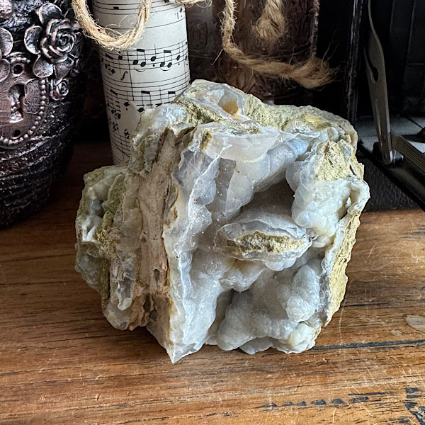 Versteend Hout Chalcedoon Indonesië Geagattiseerd Botryoidal agaat