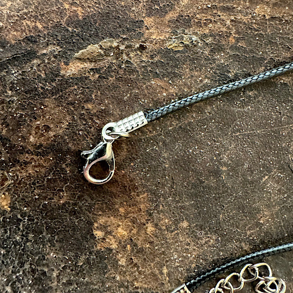 Waskoord Verstelbare Hals Ketting sieraad zwart