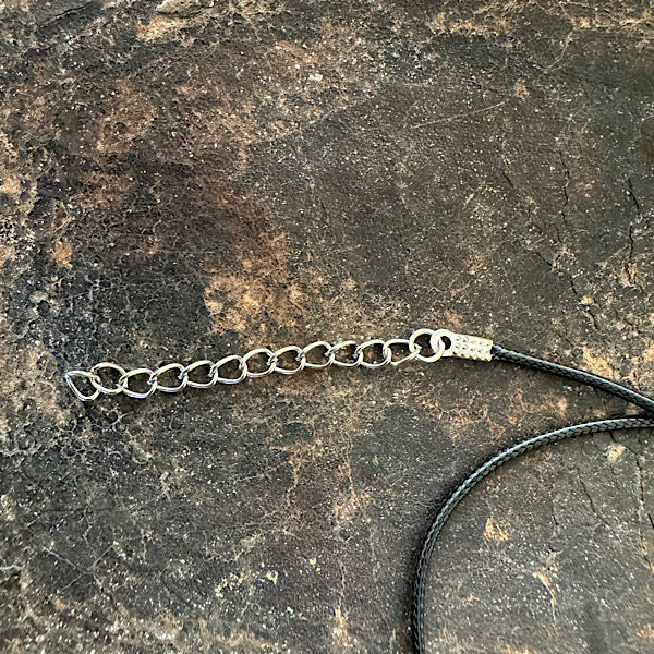 Waskoord Verstelbare Hals Ketting sieraad zwart