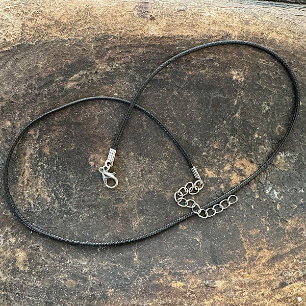 Waskoord Verstelbare Hals Ketting sieraad zwart
