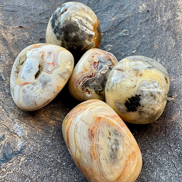 agaat crazy lace trommelsteen