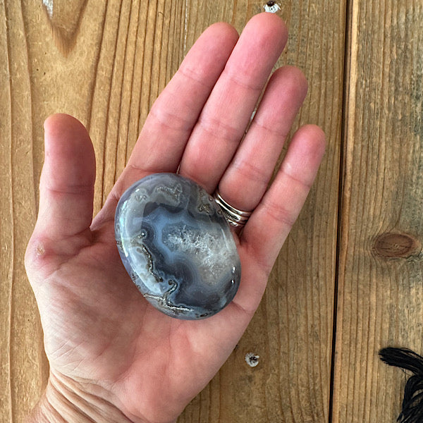 agaat india handsteen gepolijst A