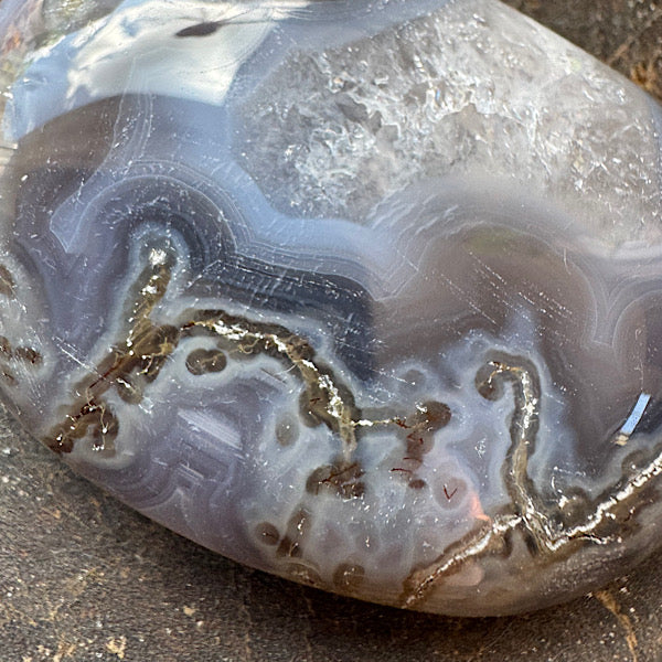 agaat india handsteen gepolijst A