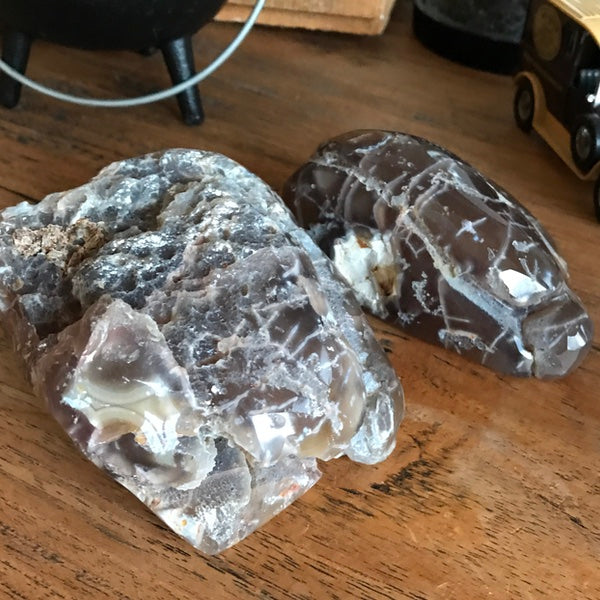 Geode Agaat Gepolijst Bruin