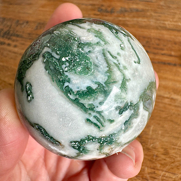 agaat mos bol gepolijst edelstenenmineralenwinkel nieuwegein kristallen