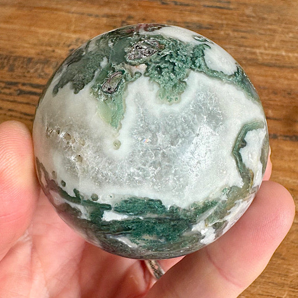 agaat mos bol gepolijst edelstenenmineralenwinkel nieuwegein kristallen